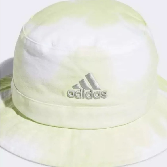 adidas Colorwash Bucket Hat Unisex Almost Lime Green NWT - Picture 1 of 6